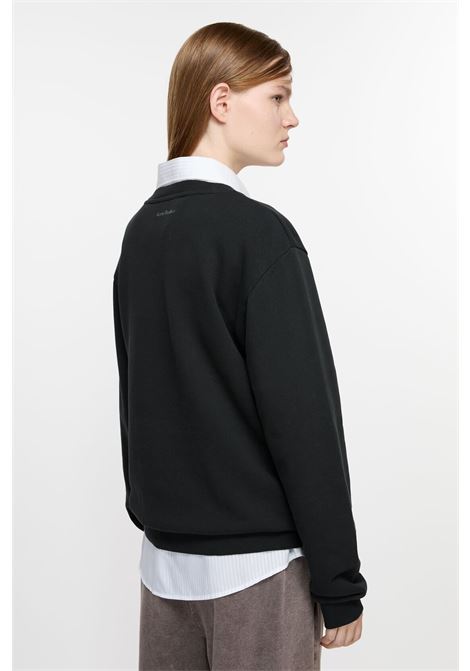 felpa girocollo unisex nera ACNE STUDIOS | CI0187900